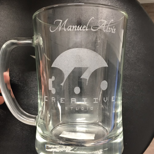 Grabado Láser POP Jarra Cerveza Miami