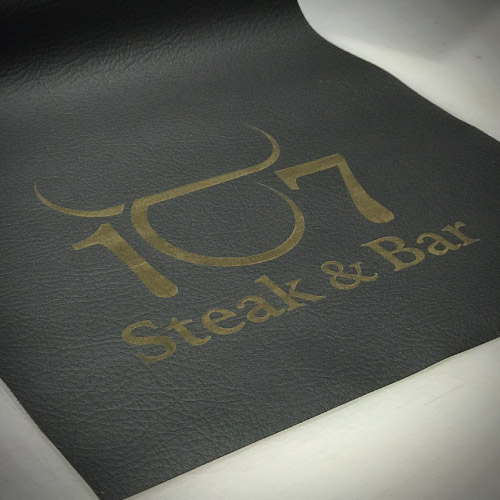 Grabado Logo en Cuero Miami