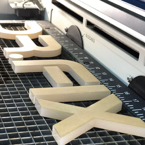 Letrero Corpóreo Corte Letras Miami